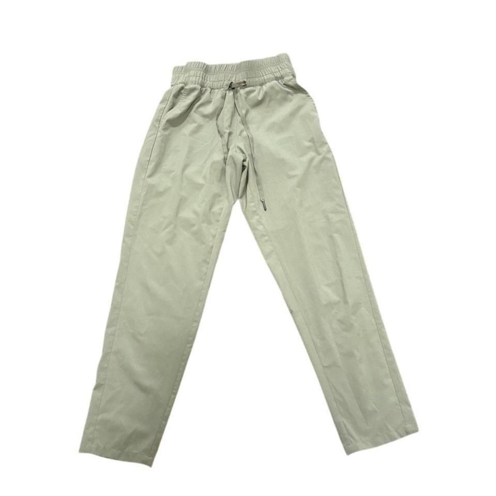 Kyodan Womens Pull On Lightweight Drawstring‎ Pants Athletic Olive Green S Small